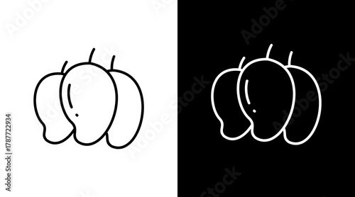 Mango   White Icon Set Design