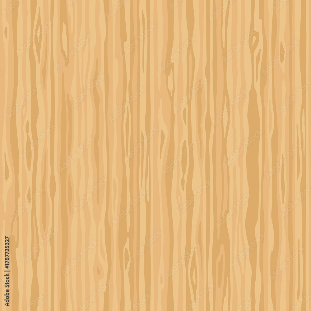 Fototapeta premium Beige wood texture background. Empty natural pattern swatch template. Realistic plank. Backdrop size square format