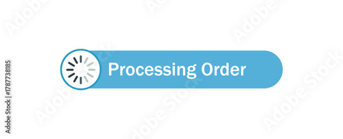 Processing Order Button with Spinner