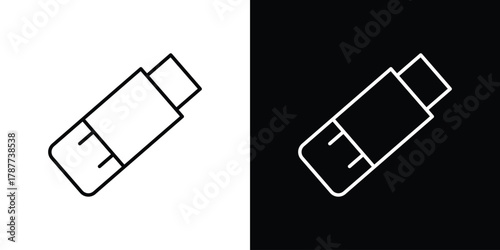 Glue stick icon - stroke design. pixel perfect editable line icons