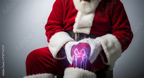 Santa Claus Reveals Chronic Knee Pain