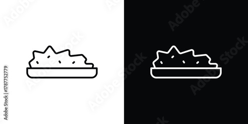 Risotto icon - stroke design. pixel perfect editable line icons