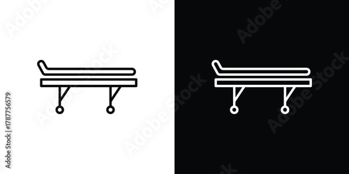 Stretcher icon - stroke design. pixel perfect editable line icons