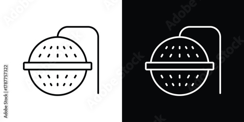 Tea infuser icon - stroke design. pixel perfect editable line icons