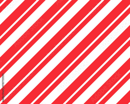 Red green and white Diagonal lines seamless pattern background. Merry Christmas abstract background vector. Gift wrap paper design for holidays. Vertical stripe Christmas pattern Candy cane set.
