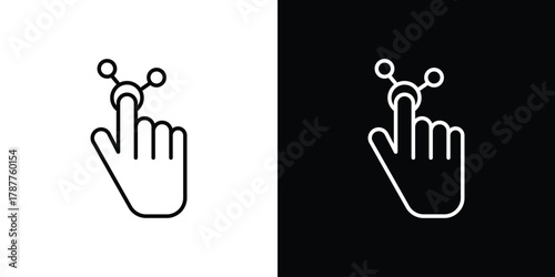 Usability icon - stroke design. pixel perfect editable line icons