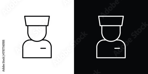 Valet icon - stroke design. pixel perfect editable line icons