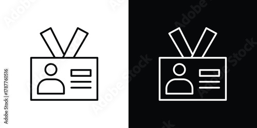 Visitor icon - stroke design. pixel perfect editable line icons