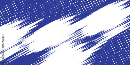 Dots halftone blue and dark blue color pattern gradient grunge texture background. Dots pop art sport style vector illustration. Vector grunge halftone abstract.Dots texture background.