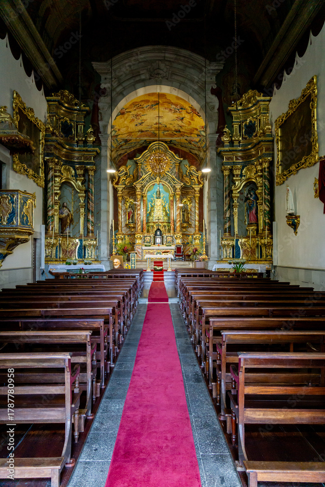 Fototapeta premium Ornate Church Interior