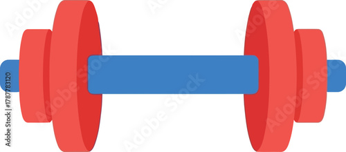 Dumbbell icon fitness workout strength training