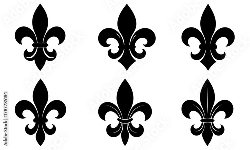 Elegant fleur-de-lis pattern evoking French heritage and timeless design, perfect for sophisticated branding and artistic projects adding classic appeal