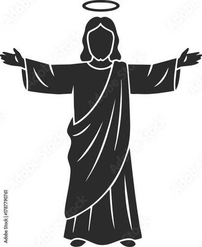 Resurrection of Jesus vector illustration 