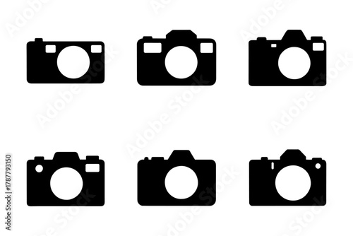 silhouette of  camera, ready for photo shooting