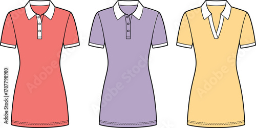 polo, shirt, t-shirt, apparel, fashion, clothing, women, design, vector, mockup, template, illustration, casual, top, o