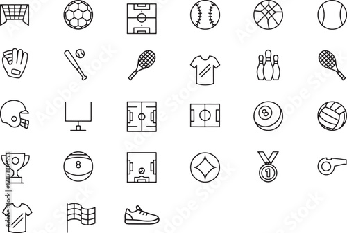 Collection of sport icons
