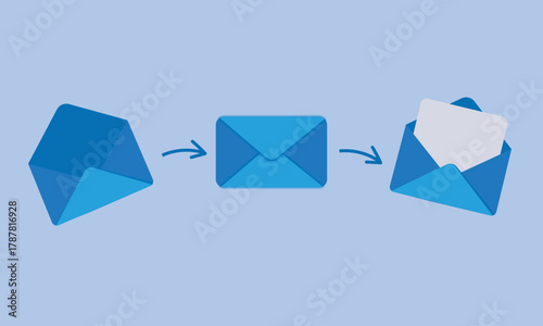 Letter notification vector icon