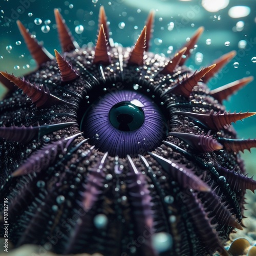 Makhluk alien bawah air dengan mata yang memukau