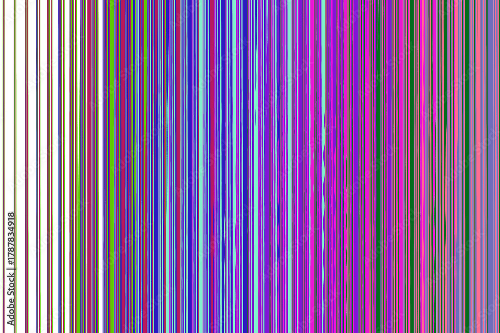Obraz premium Colorful vertical stripes abstract background pattern digital glitch