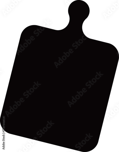 まな板のアイコン　モノトーン