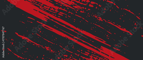 Background, contrast red and black color abstract template for business design. Technology style. You can use it for advertising, sports posters, templates, business presentations. Vector illustration