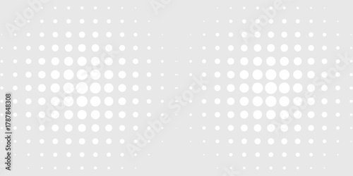 Dot white gray wave light technology texture background. Abstract big data digital concept design background.