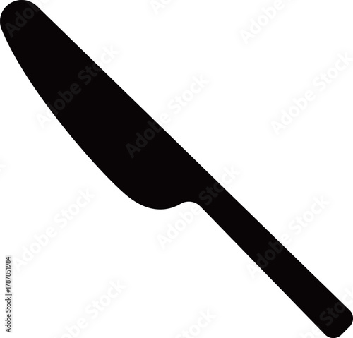 ナイフのアイコン　モノトーン