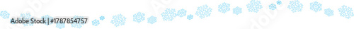 Boarder line Snowflake Pattern Design on Beige Background
