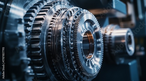 High-Speed Internal Gear System in Motion