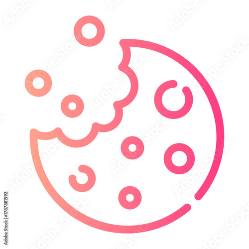 cookies gradient icon