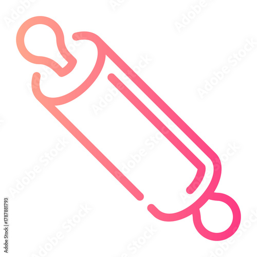 rolling pin gradient icon