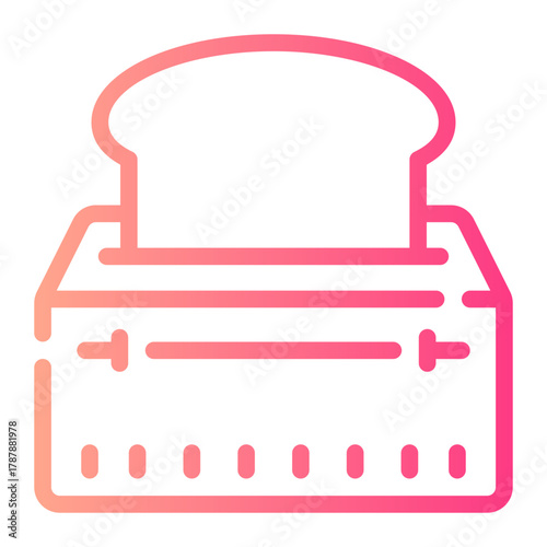 toaster gradient icon