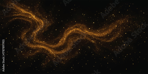 Abstract space with stars and galaxy in black and white