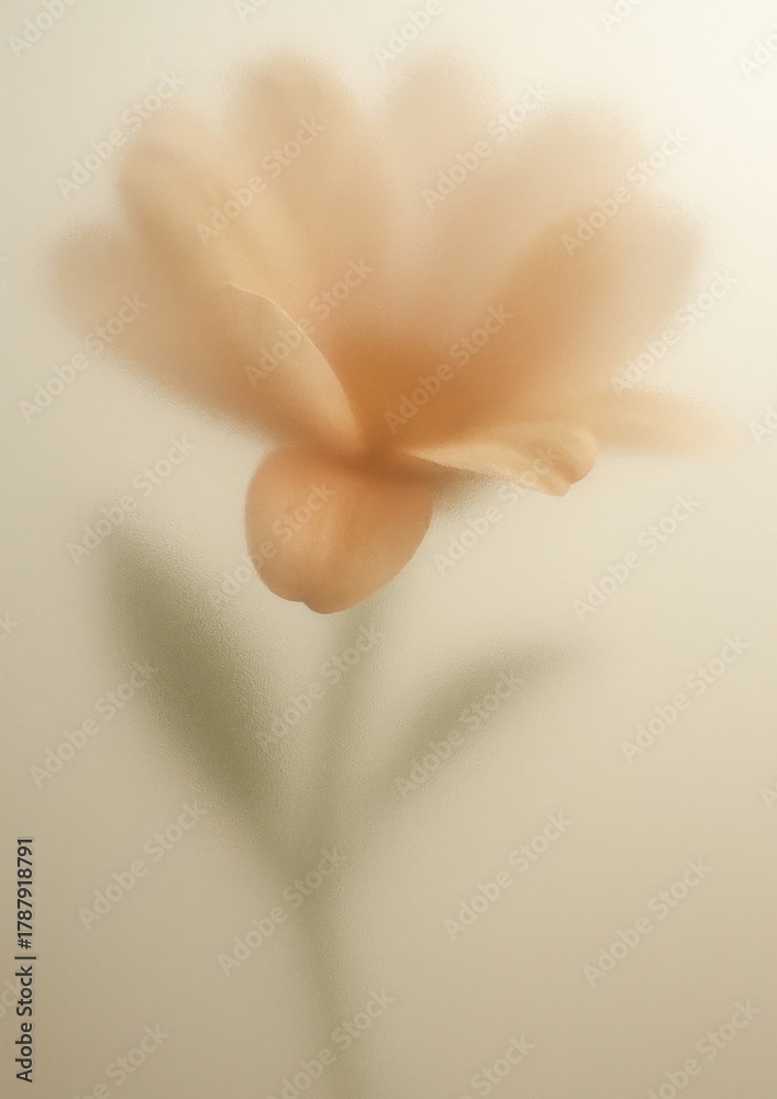 Fototapeta premium Soft blurred flower elegance