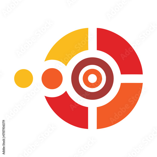 Loading spinner isolated on white background.