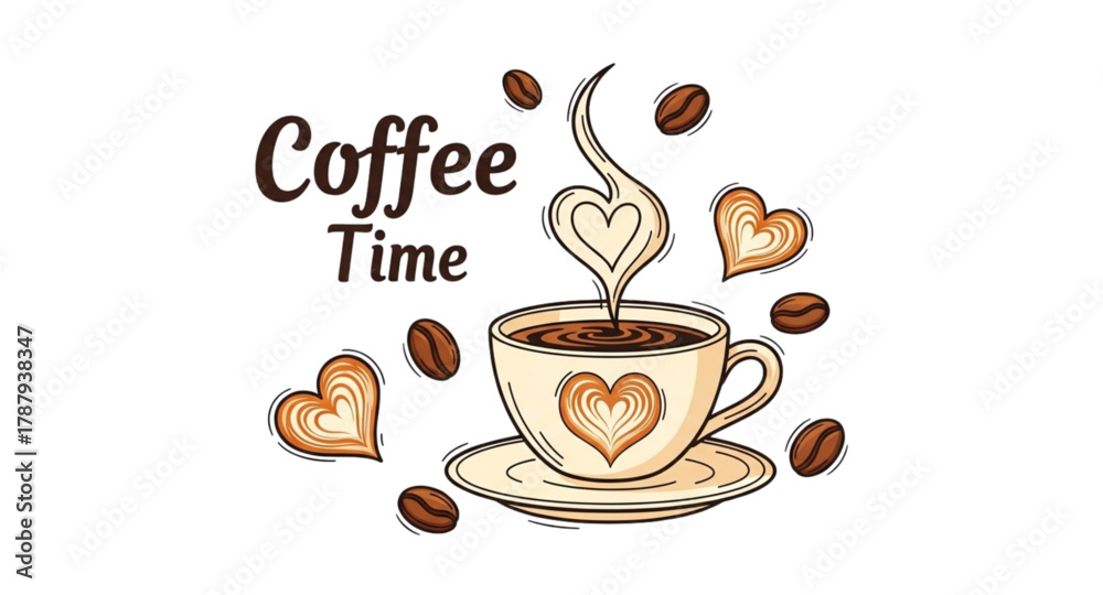 Obraz premium coffee cup icon