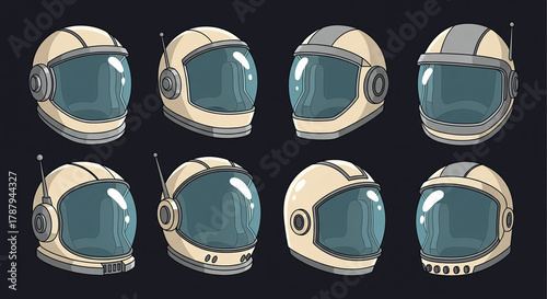 Space Explorer Helmets Set