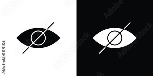 Sensitive content icon in solid silhouette set. Vector Illustration.