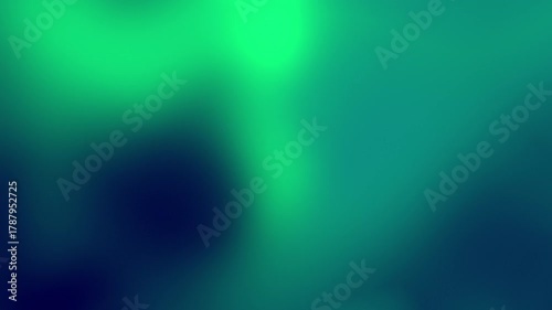 Sci-Fi abstract motion loop and green gradient background . Glowing green and teal liquid flow. Excellent background for technology, environmental data, digital themes, and corporate IT presentation