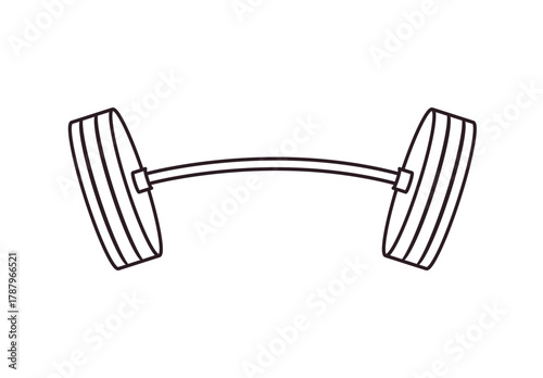 free weights gym strong emoji symbol sign icon vector illustration isolated flat