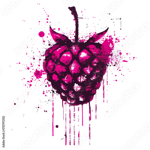 Beautiful Watercolor design, flat sliced cloudberry paintings isolated on a white background, illustration, AI painting design, vector set, eps format 2d design