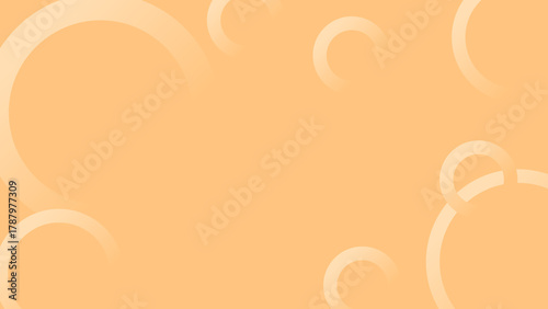 Abstract orange background with soft gradient circles and smooth fading shapes. Perfect for modern design, wallpaper, or graphic template