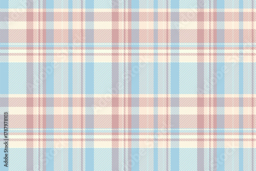 India background check plaid, teen vector tartan pattern. Perfect textile seamless texture fabric in light and papaya whip colors.