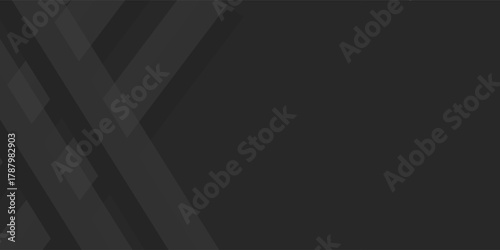 Fototapeta Naklejka Na Ścianę i Meble -  Diagonal gray dynamic stripes on white background. Modern abstract background with lines and dark shadows