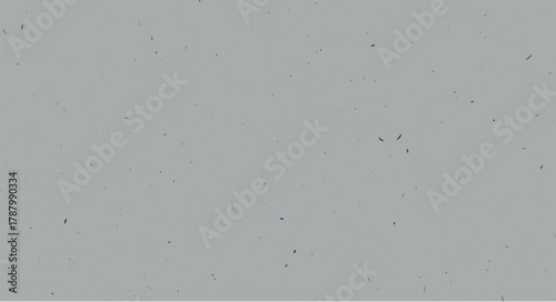 Gray recycled paper background with black brown white specks scattered across surface, eco-friendly material texture perfect for packaging print scrapbook stationery vintage design pattern