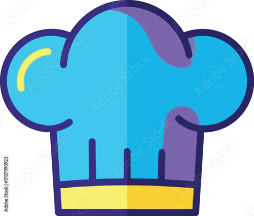 Chef hat icon culinary professional headwear