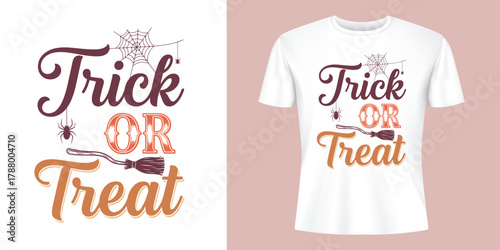 Fashion design concept illustration of a blank cotton casual t-shirt template for apparel print