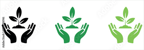 Nurturing seedling in gentle hands represents growth, care, and new beginnings in a professional, eco conscious context.