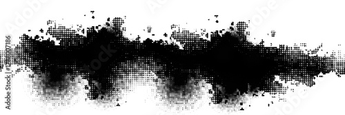 Glitch distorted grunge layer . Noise destroyed texture . Trendy defect error shapes