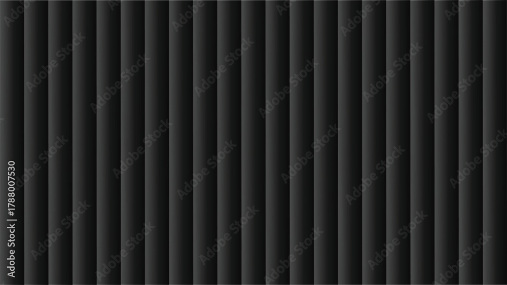 Fototapeta premium Dark vertical stripes background with a subtle gradient creating a modern and minimalist aesthetic design
